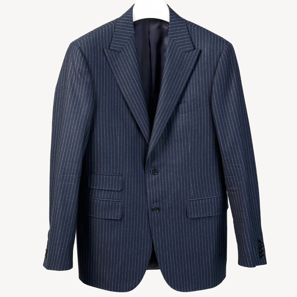 Canali Navy Pinstripe Sport Coat
